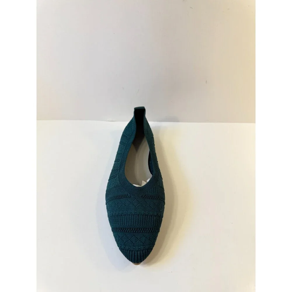Womens Slip On Flats Green EU 41 US 10